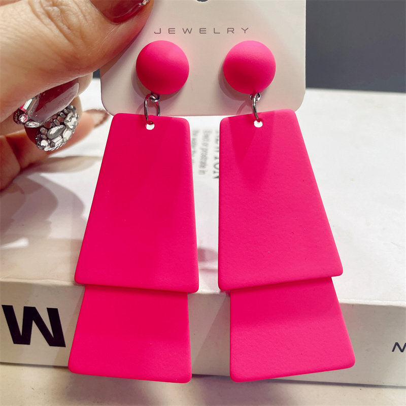 Geometric Drop Earrings
