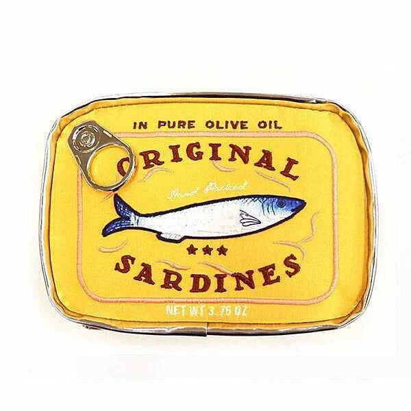 Sardine Tin Can Cosmetic Bag