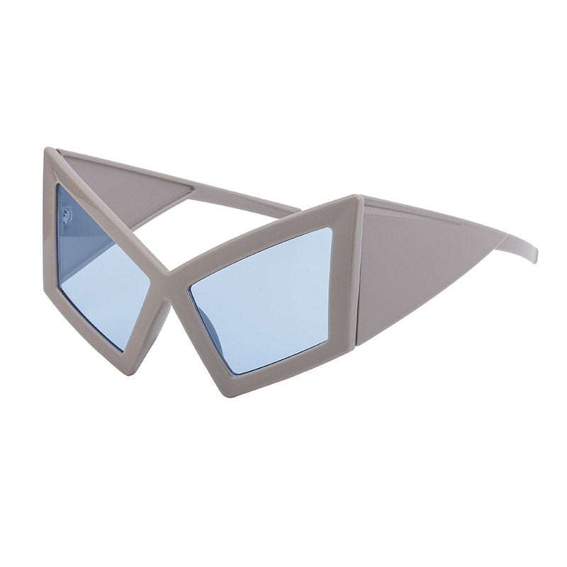 Geometric Oversized Sunglasses