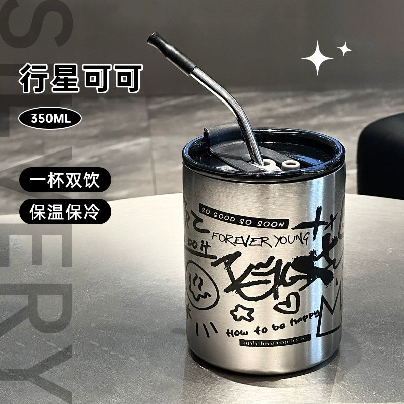 Graffiti Straw Tumbler