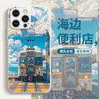 Japanese Seaside Convenience Store Phone Case