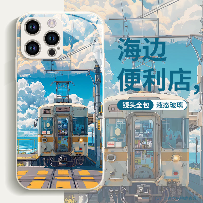 Japanese Seaside Convenience Store Phone Case