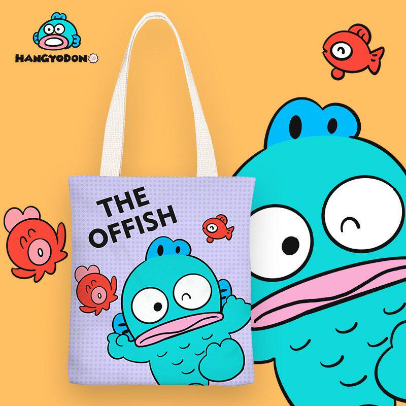 Ugly Cute Fish Canvas Bag