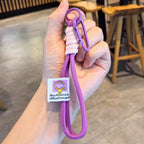 Handwoven Macaron Keychain