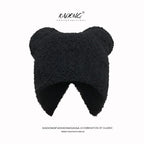 Bear Ear Fleece Earflap Hat