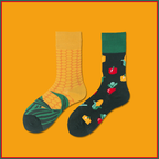 Mismatched Novelty Crew Socks