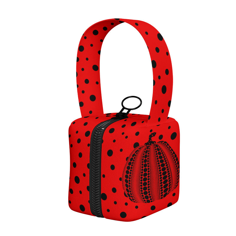 Polka Dot Pumpkin Mini Handbag