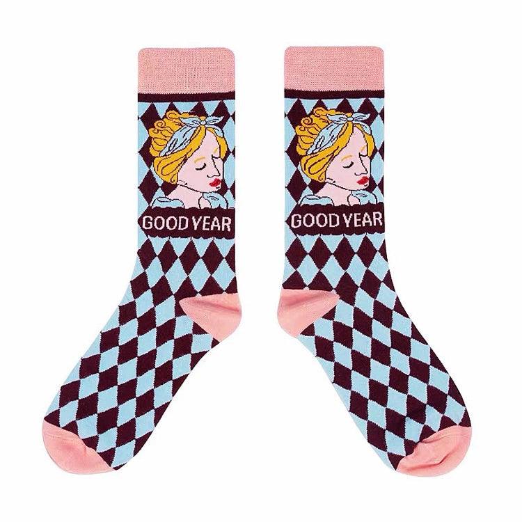 Retro Comic Book Socks