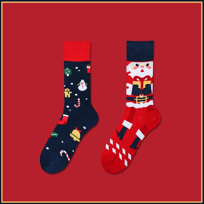 Mismatched Novelty Crew Socks