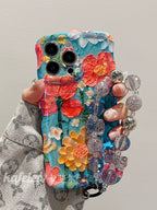 Oil Painting Flower Phone Case