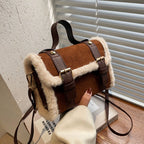 Vintage British Cross Body Tote Bag