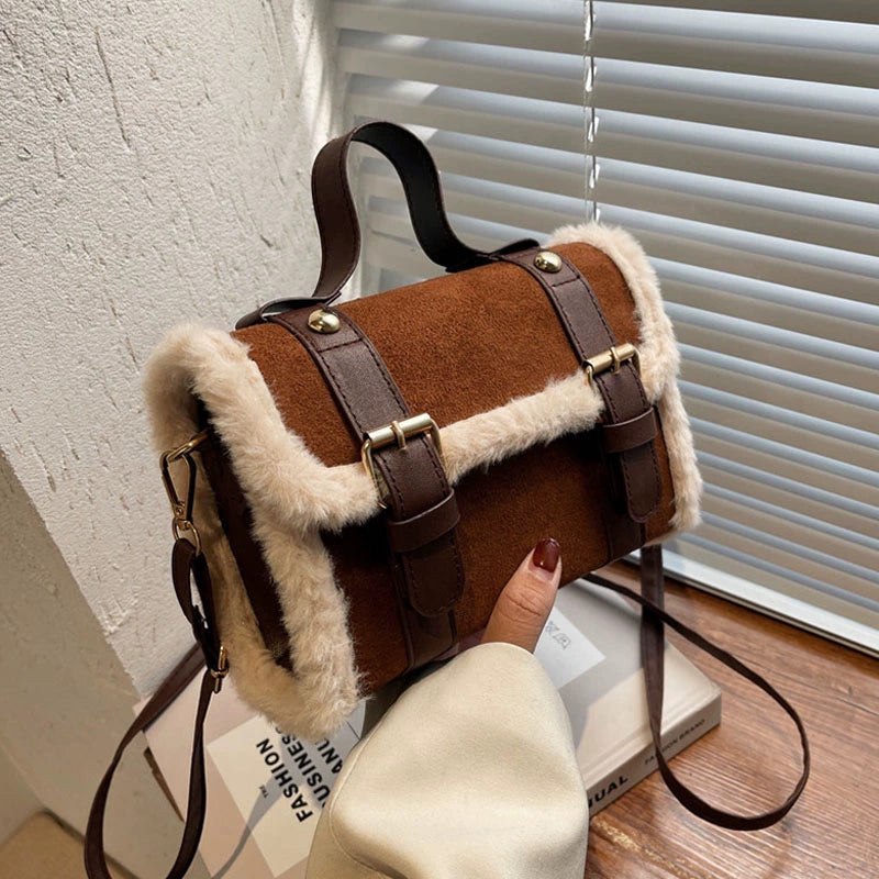 Vintage British Cross Body Tote Bag