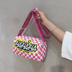Checkerboard Pillow Sling Bag