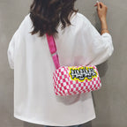 Checkerboard Pillow Sling Bag
