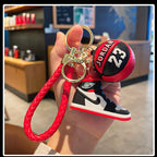 AJ Sneakers and Basketball Keychain