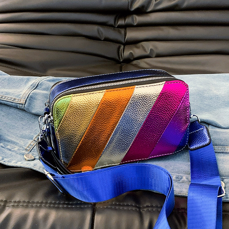 Color Vibes Camera Crossbody Bag