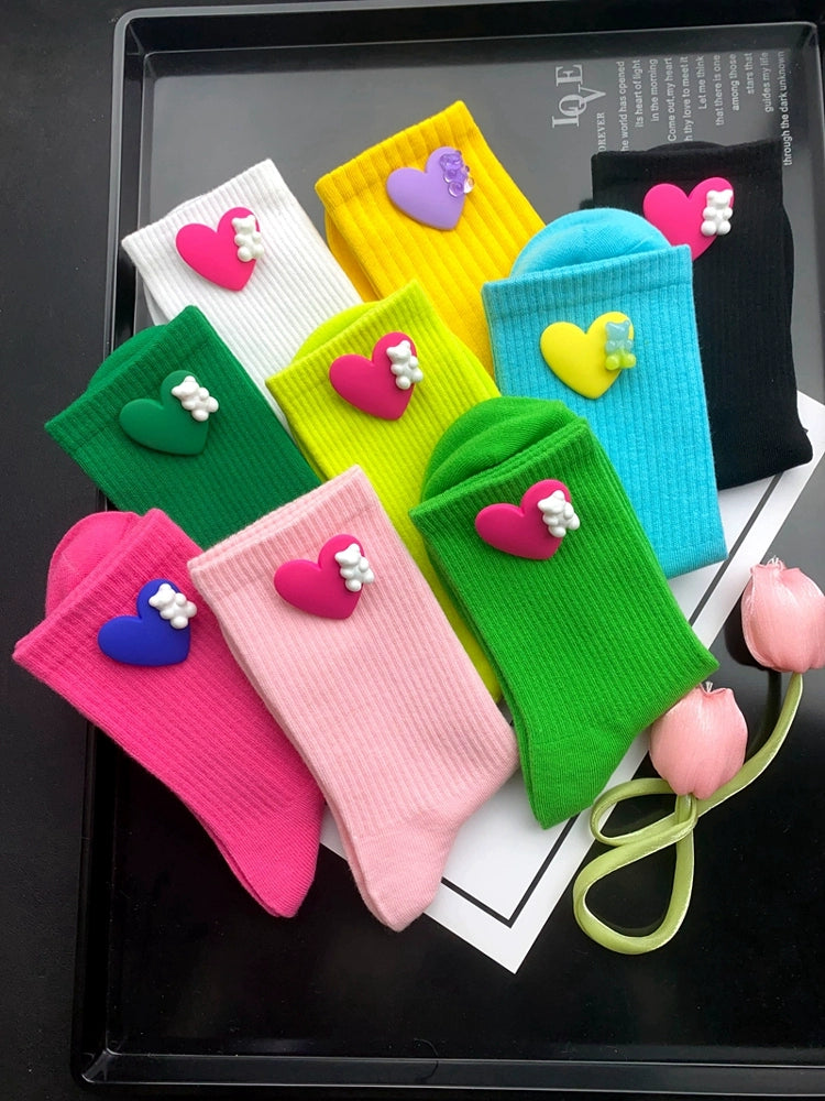 Candy Color Novelty Socks
