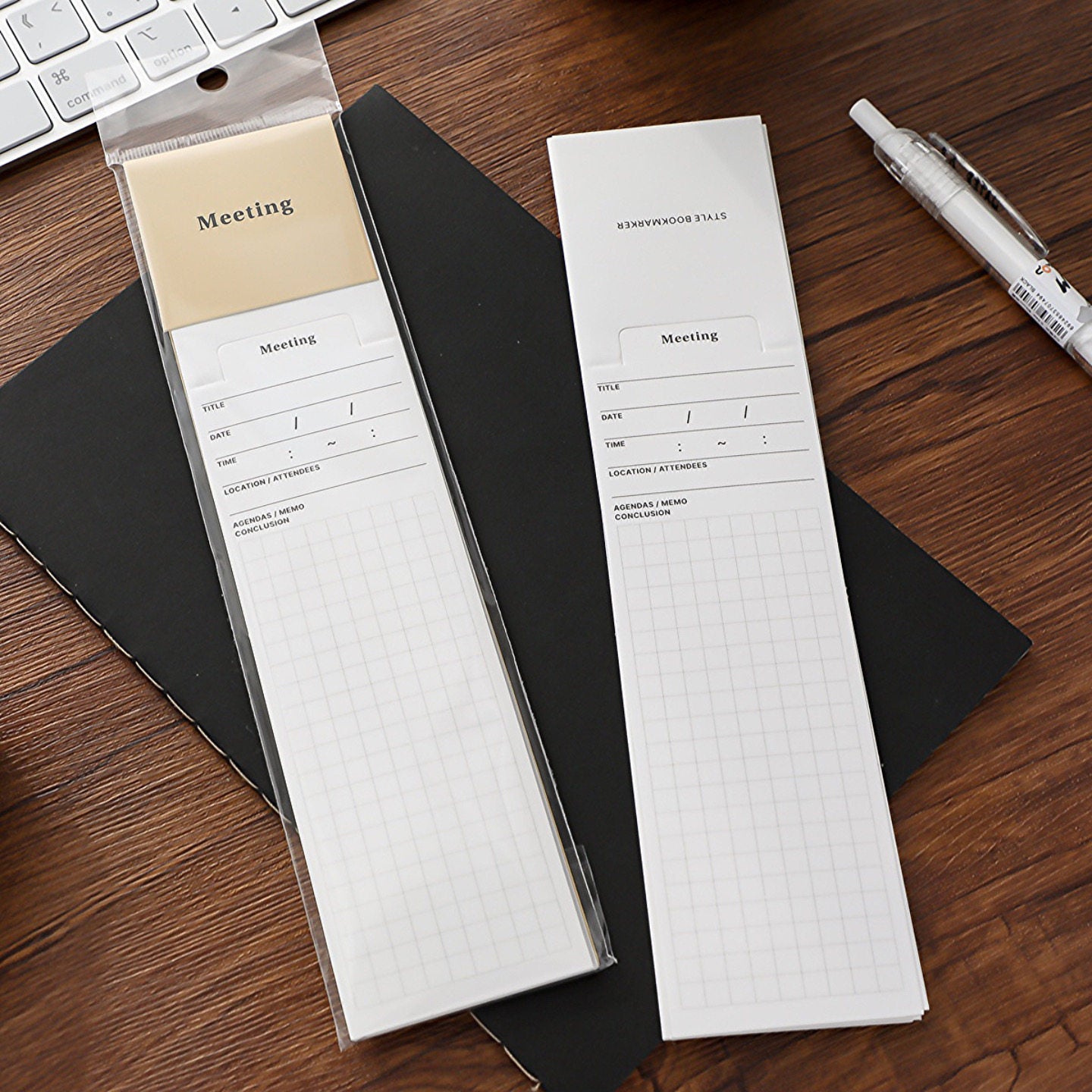 Japanese Style Minimalist Memo Pad Set