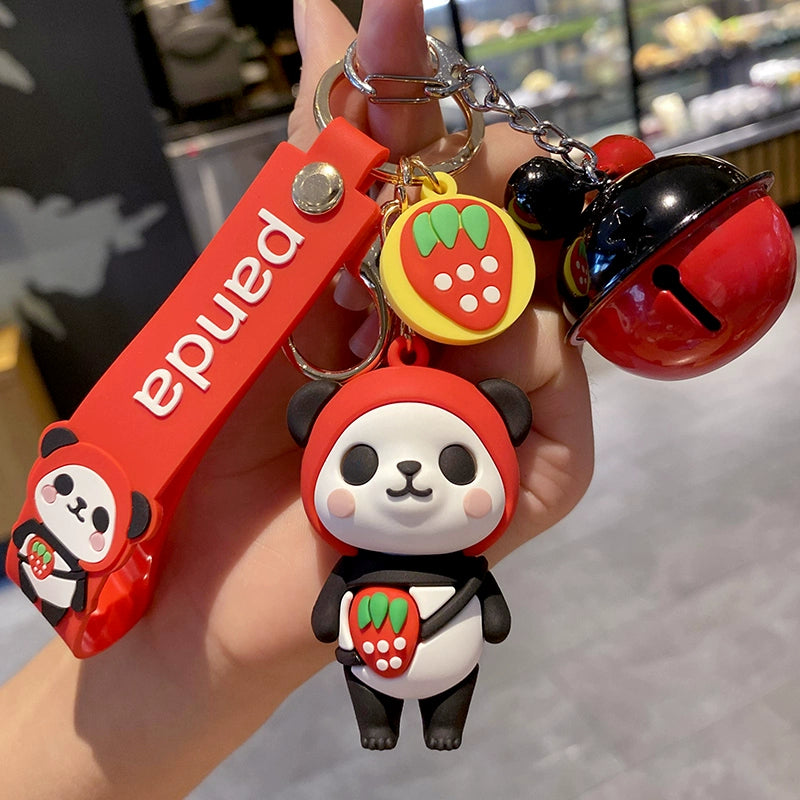 Panda Hat Keychain