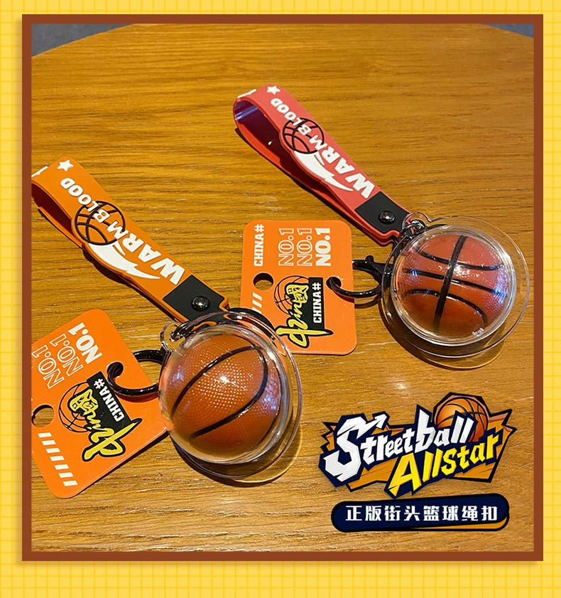Street Basketball Keychain