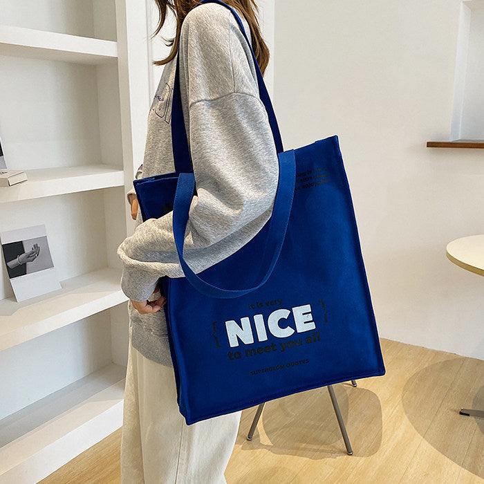 Large Capacity Canvas Casual Tote Bag