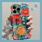 Oil Painting Flower Phone Case