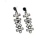 Minimalist Math Symbol Earrings