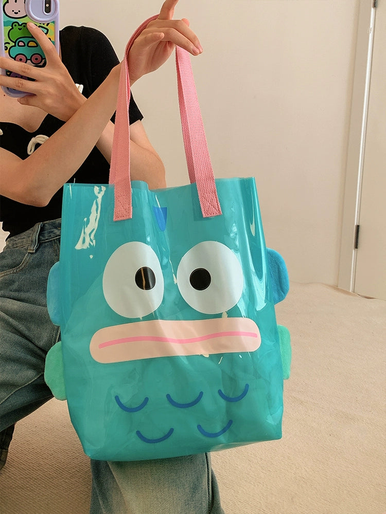 Jelly Blue Transparent Tote Bag