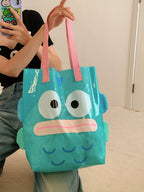 Jelly Blue Transparent Tote Bag