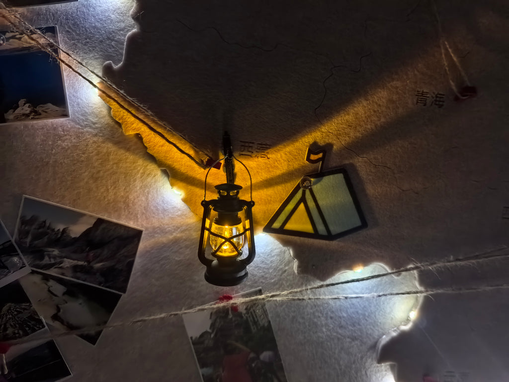 Vintage Oil Lamp Push Pins