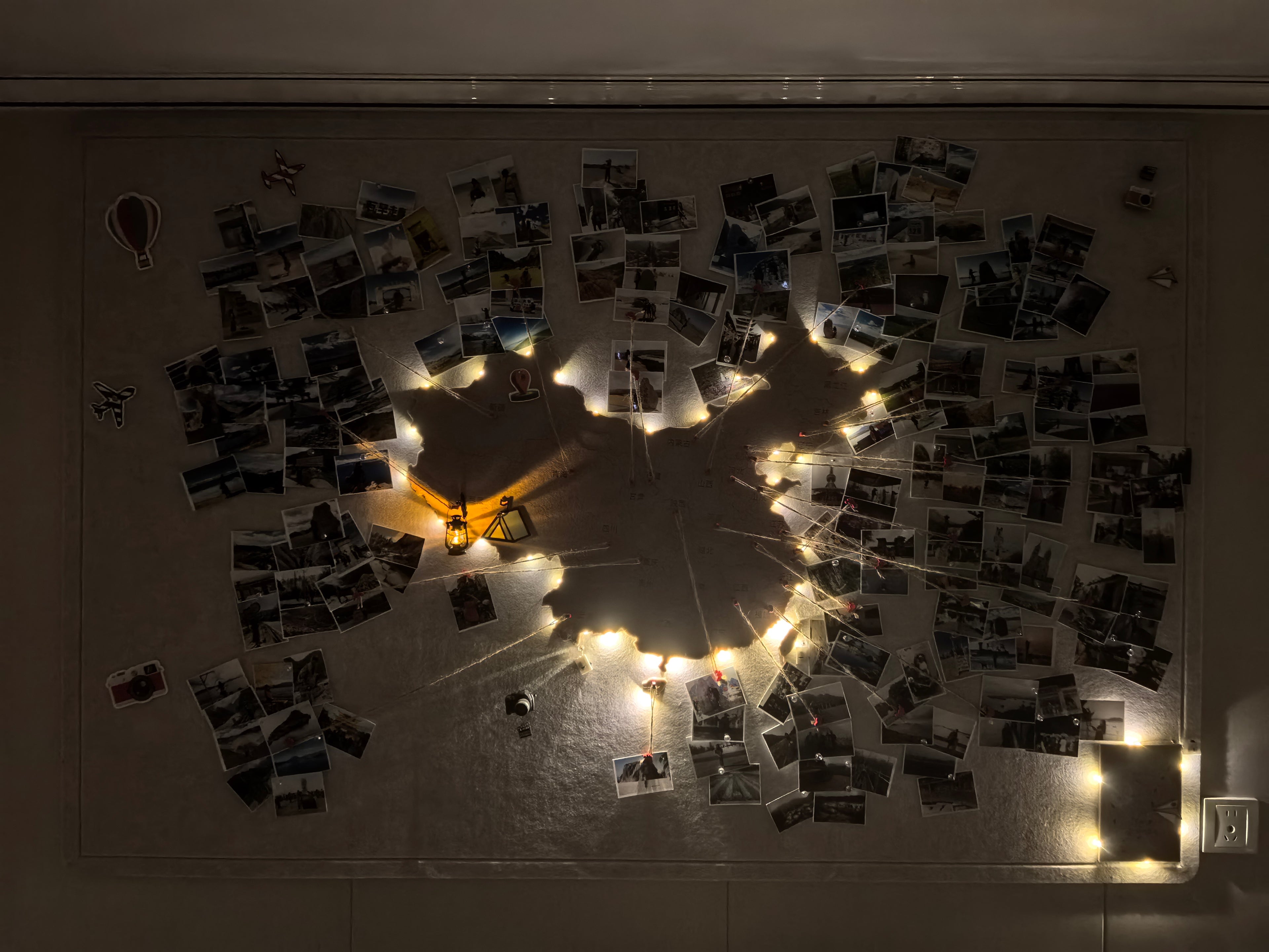 Vintage Oil Lamp Push Pins