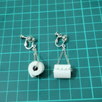 Toilet Paper Roll Earrings