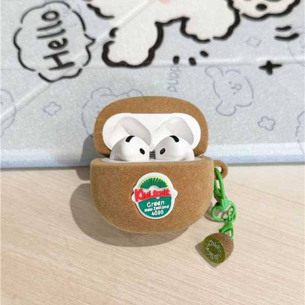 Kiwifruit Fuzz AirPods Case