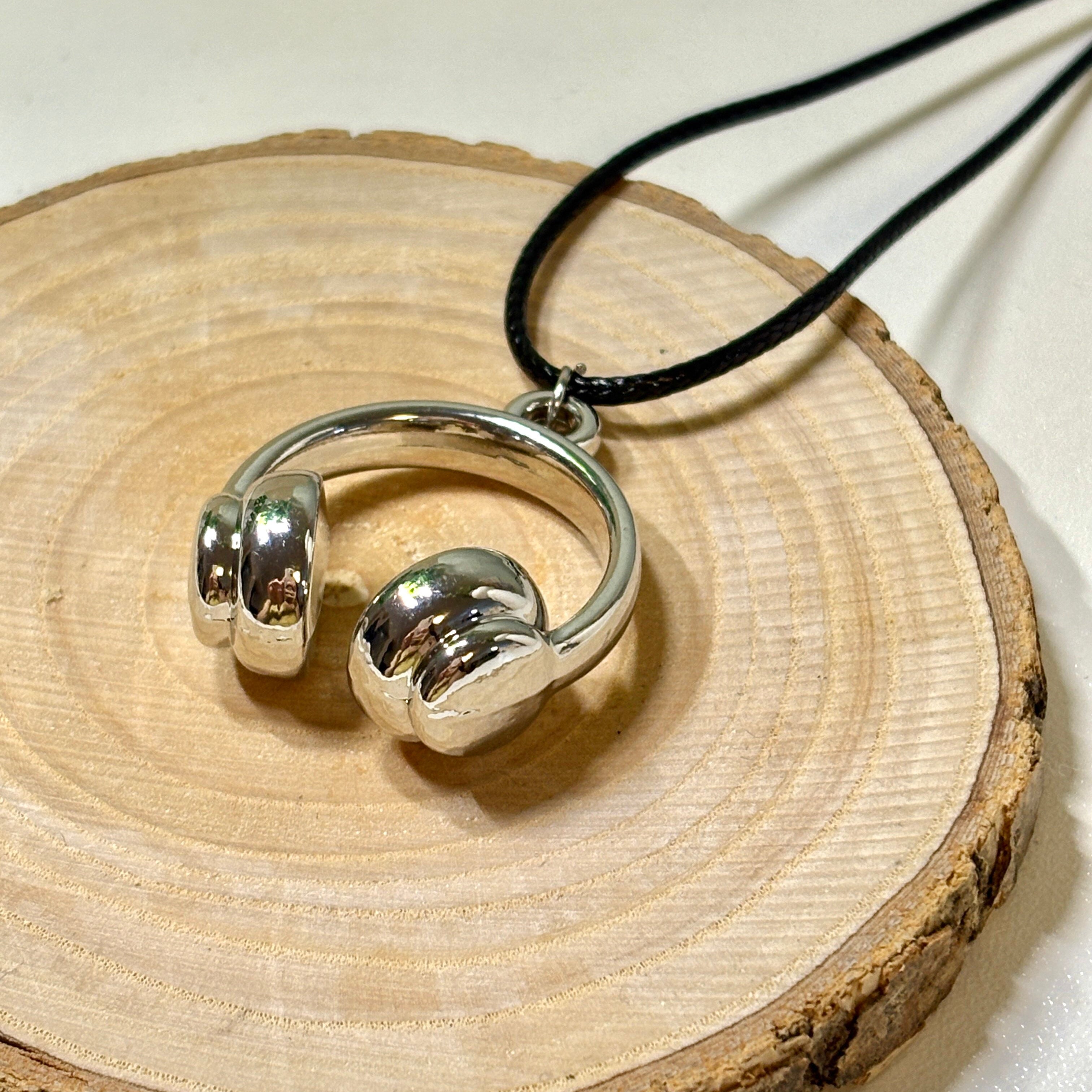 Headphone Pendant Necklace