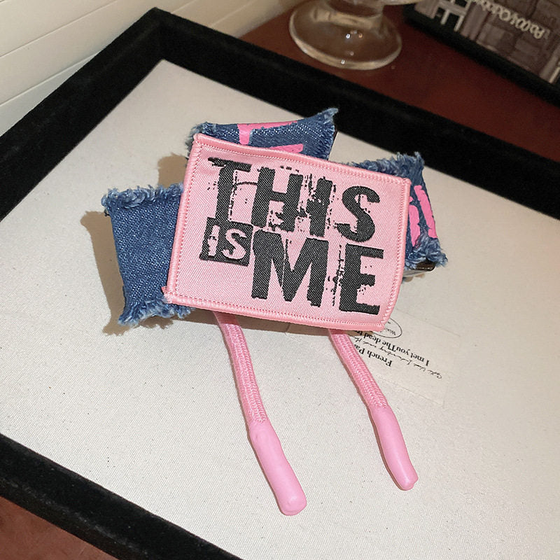 THIS IS ME Denim Hair Clip