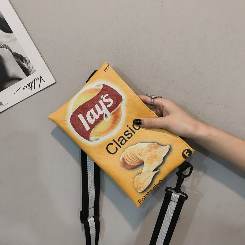 Crisp Chip Bag Novelty Sling Bag
