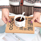 Scandinavian Style Cork Mat For Kitchen