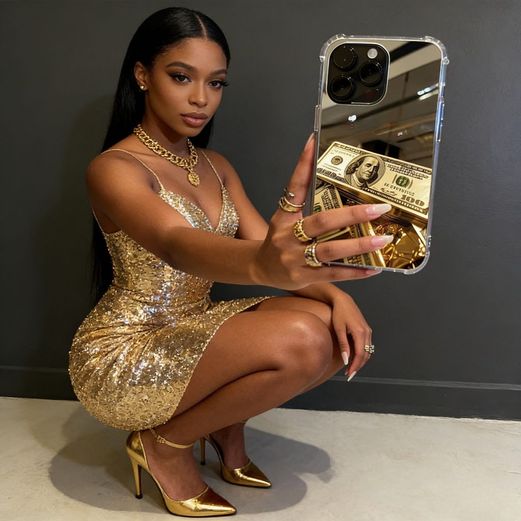 Real Dollar Pattern Phone Case