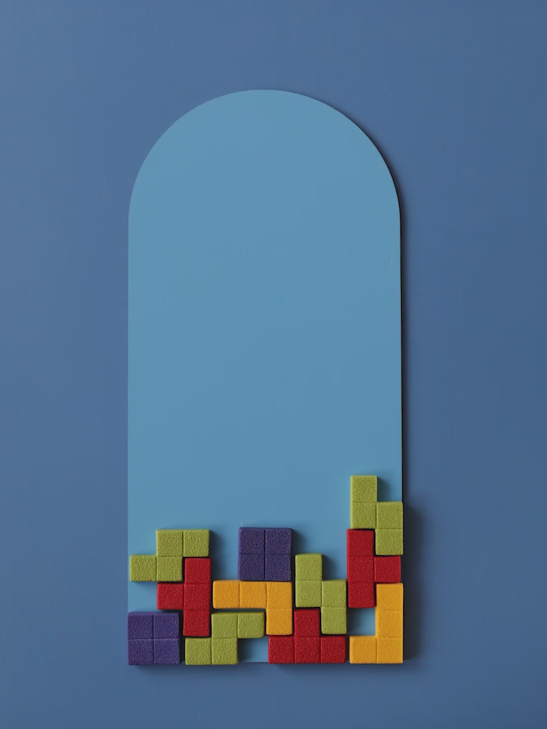 Tetris Block Stud Earrings