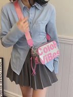 Color Vibes Camera Crossbody Bag