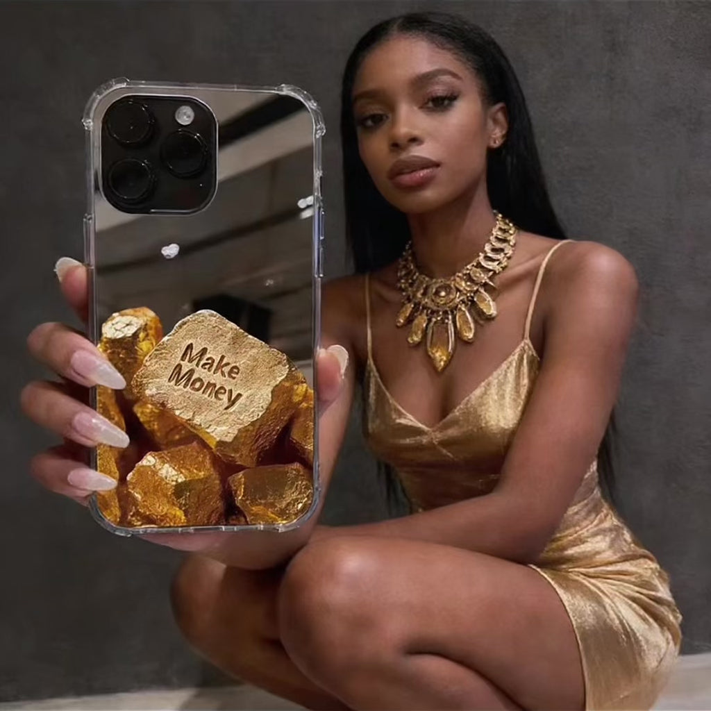 Gold Bar Mirror Phone Case
