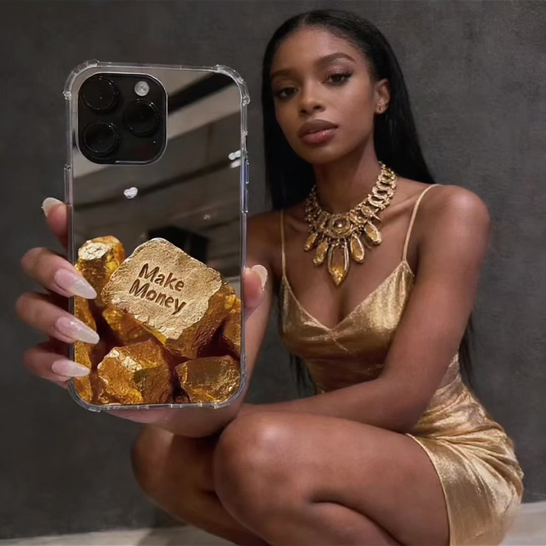 Gold Bar Mirror Phone Case
